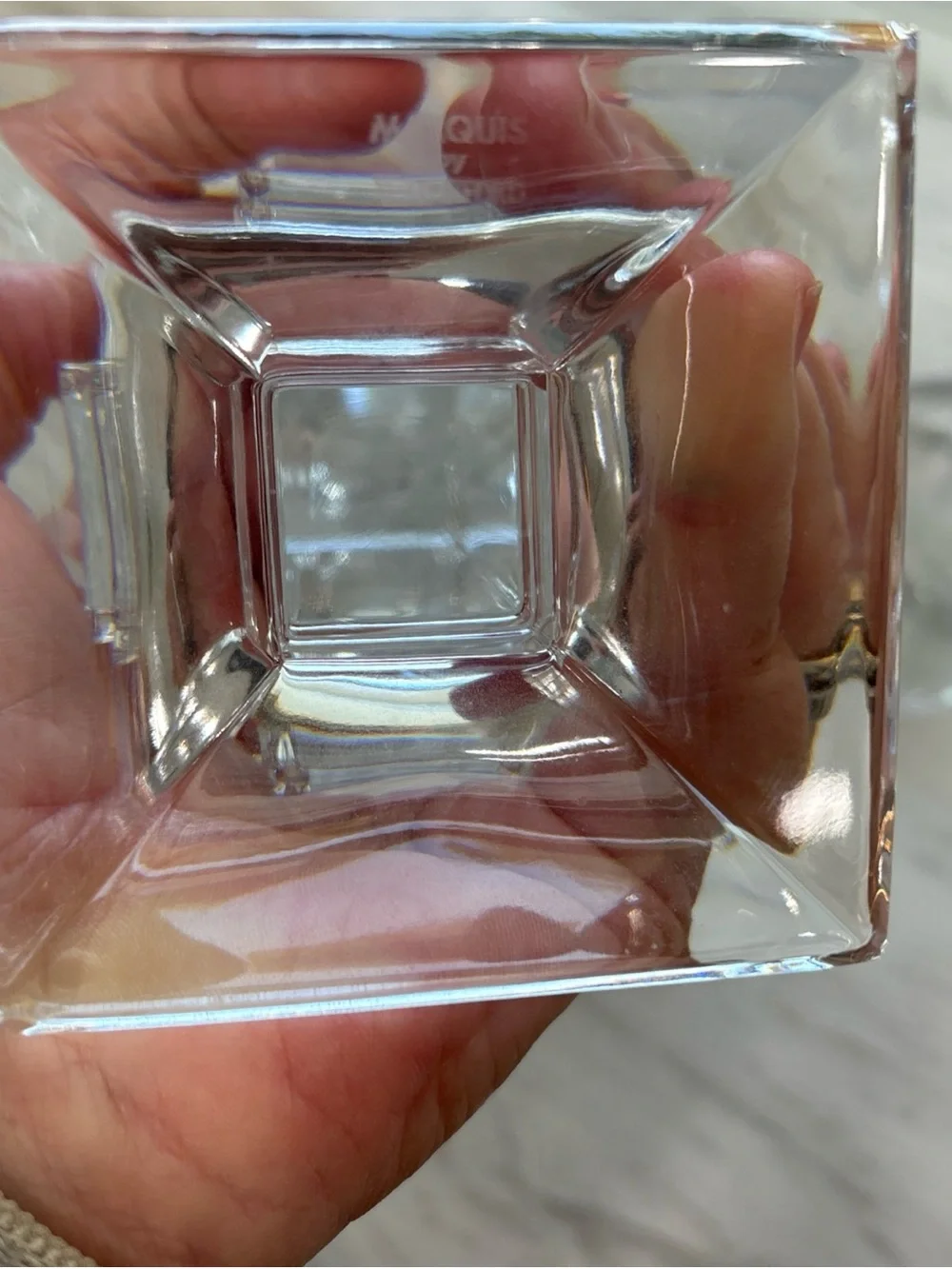Vintage Waterford Marquis Crystal Treviso Candlestick Holders 8.25 tall